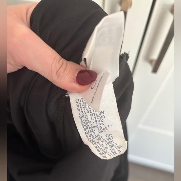 Vintage Tadashi Velvet Gown in Black Size Medium Black Tie Evening Gown Wedding - Picture 6 of 7